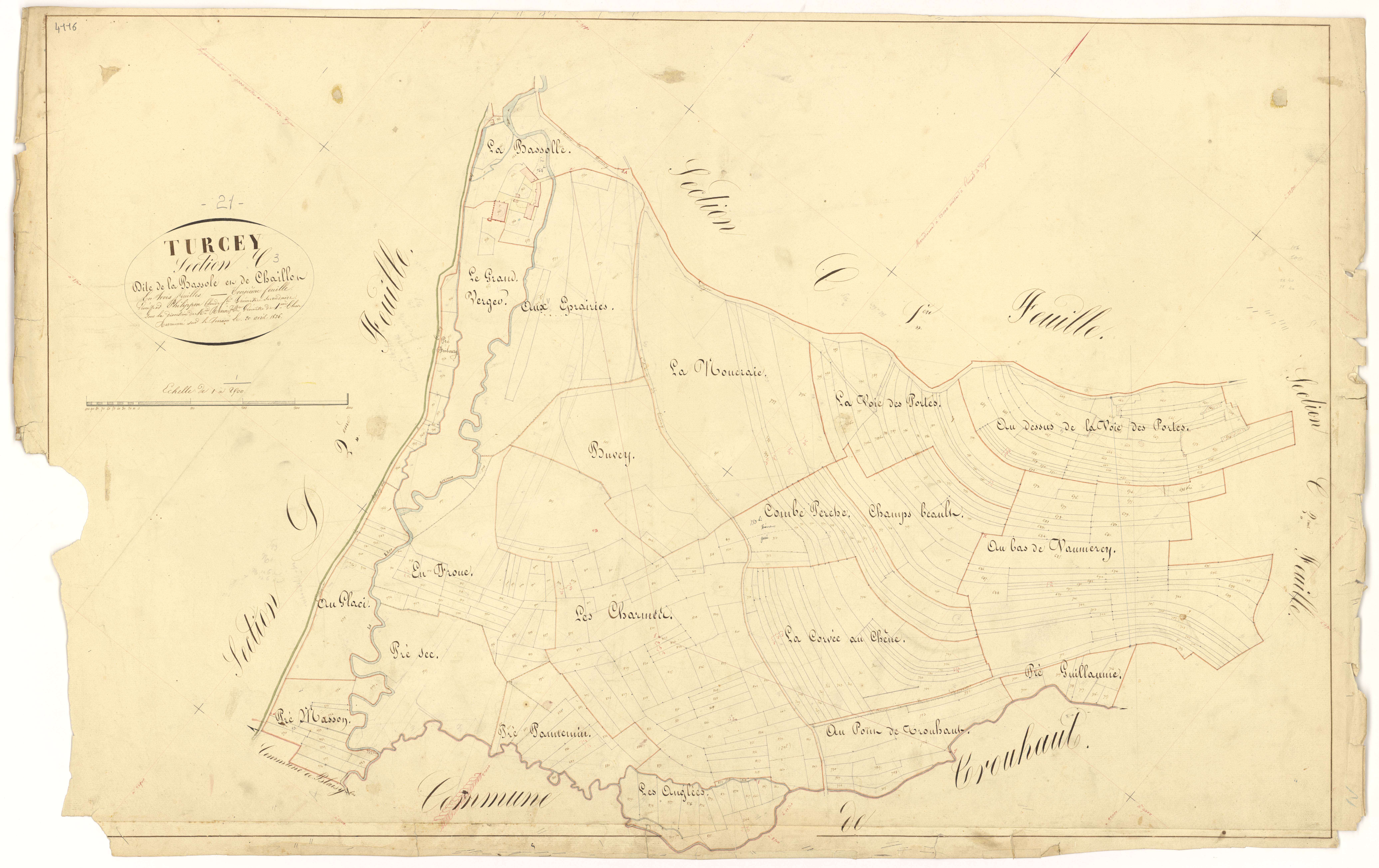 Turcey - Section C3 - 3 P PLAN 648/9