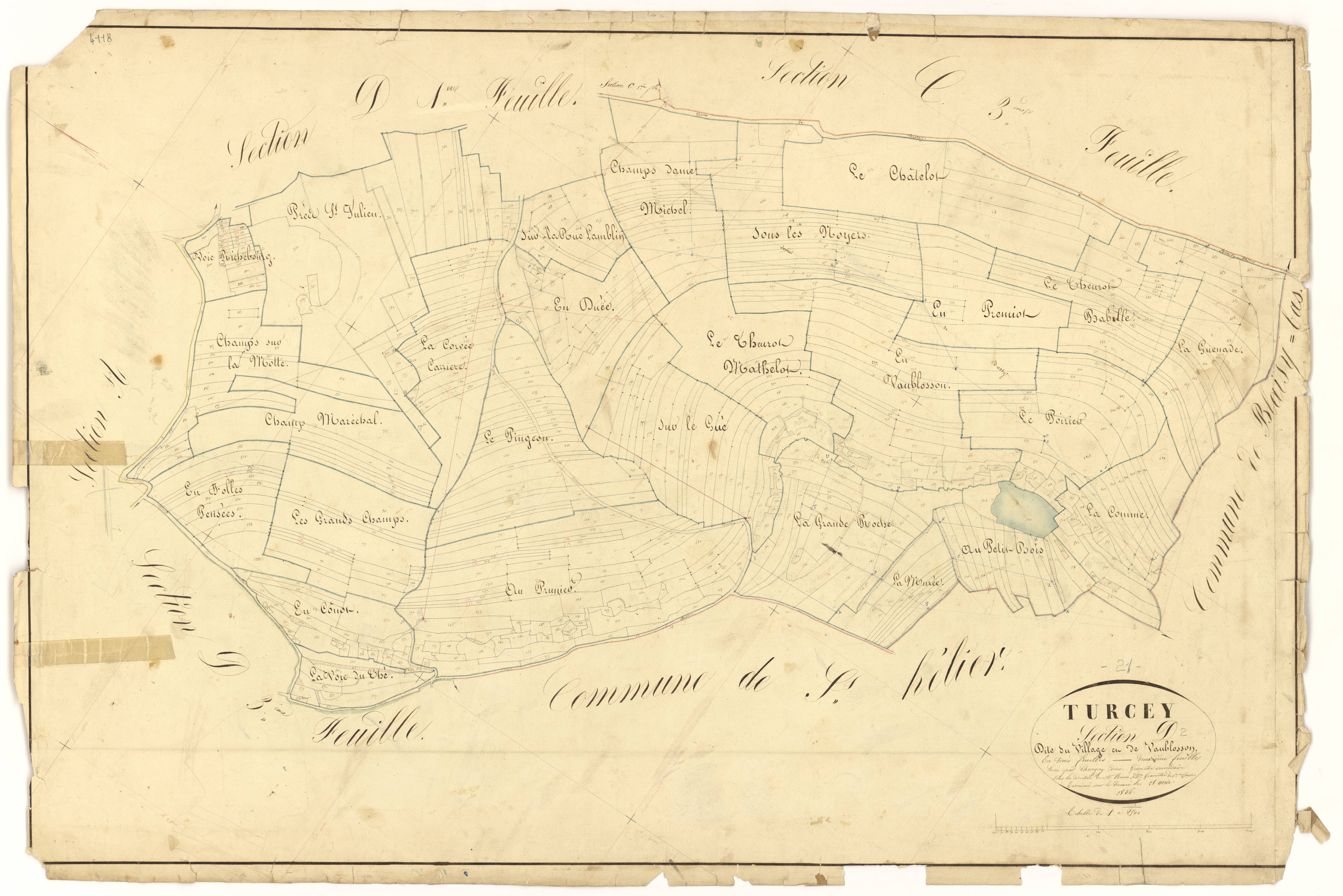 Turcey - Section D2 - 3 P PLAN 648/11