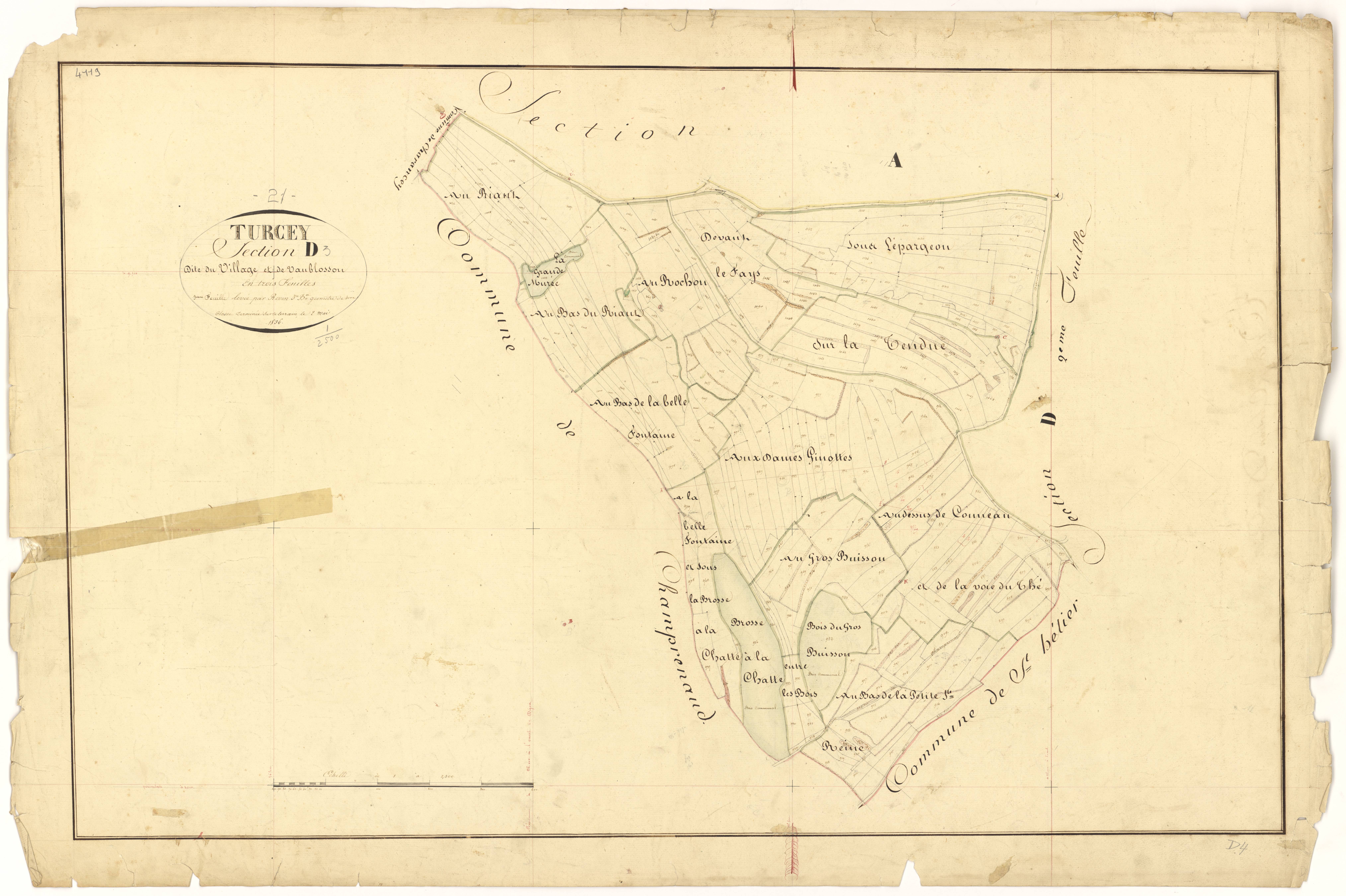 Turcey - Section D3 - 3 P PLAN 648/12