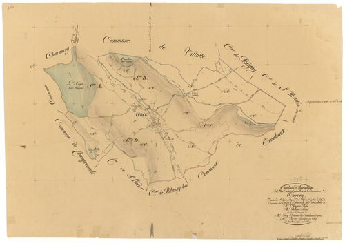 Turcey - Tableau d'assemblage - 3 P PLAN 648/1