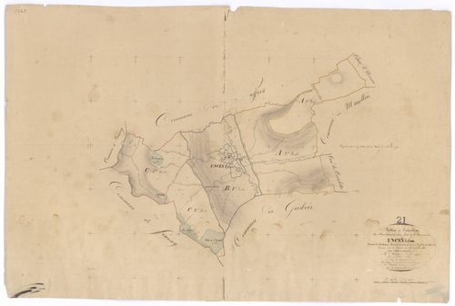 Uncey-le-Franc - Tableau d'assemblage - 3 P PLAN 649/1