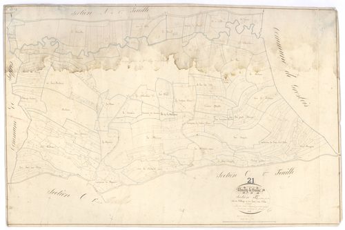 Uncey-le-Franc - Section B1 - 3 P PLAN 649/4