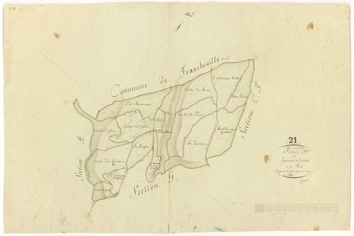 Val-Suzon - Section B - 3 P PLAN 651/3