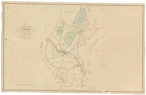 Vandenesse-en-Auxois - Tableau d'assemblage - 3 P PLAN 652/1