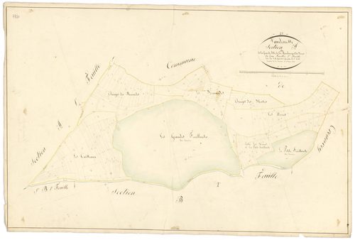 Vandenesse-en-Auxois - Section A2 - 3 P PLAN 652/3
