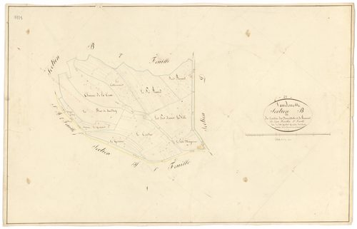 Vandenesse-en-Auxois - Section B1 - 3 P PLAN 652/4
