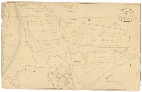 Vandenesse-en-Auxois - Section D - 3 P PLAN 652/8
