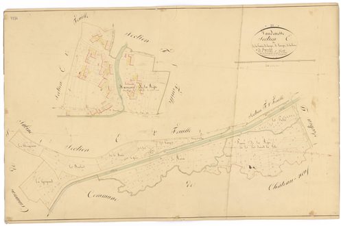 Vandenesse-en-Auxois - Section E1 - 3 P PLAN 652/9