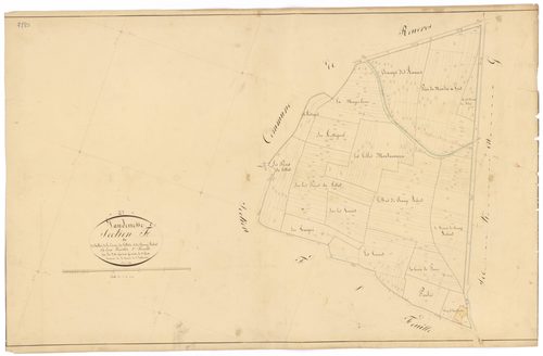Vandenesse-en-Auxois - Section F2 - 3 P PLAN 652/13