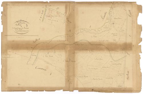 Vandenesse-en-Auxois - Section G - 3 P PLAN 652/14