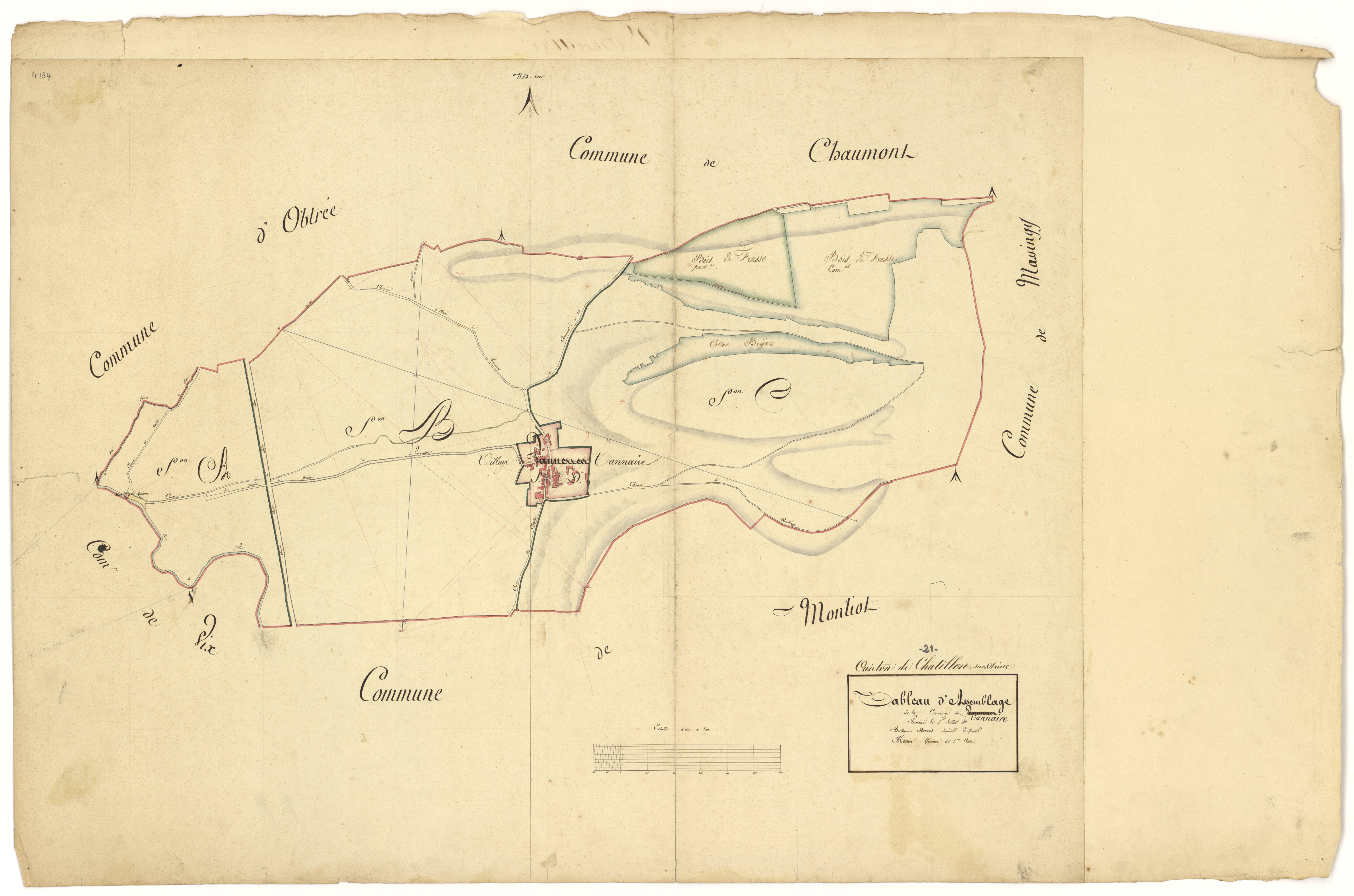 Vannaire - Tableau d'assemblage - 3 P PLAN 653/1