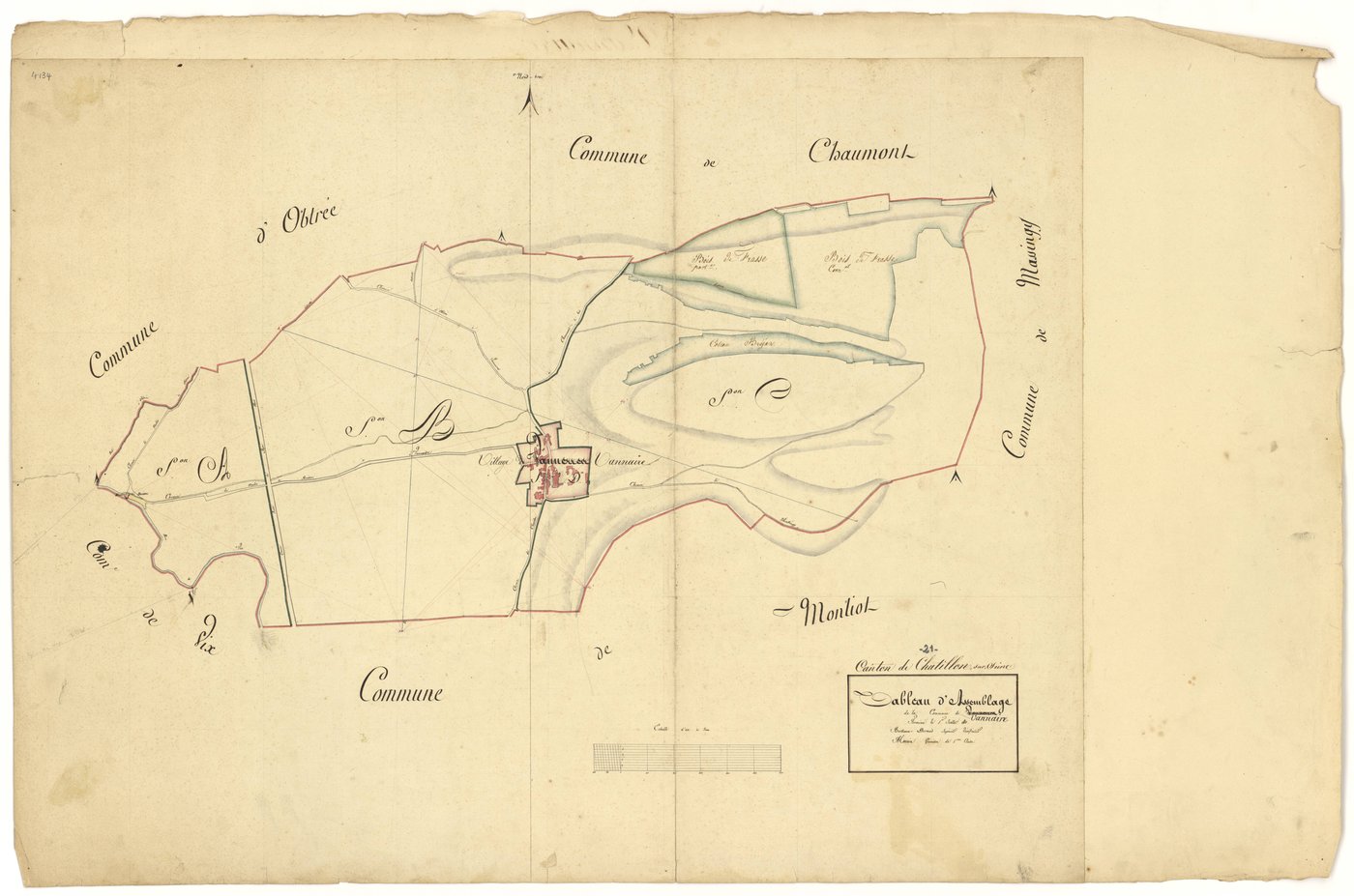 Vannaire - Tableau d'assemblage - 3 P PLAN 653/1