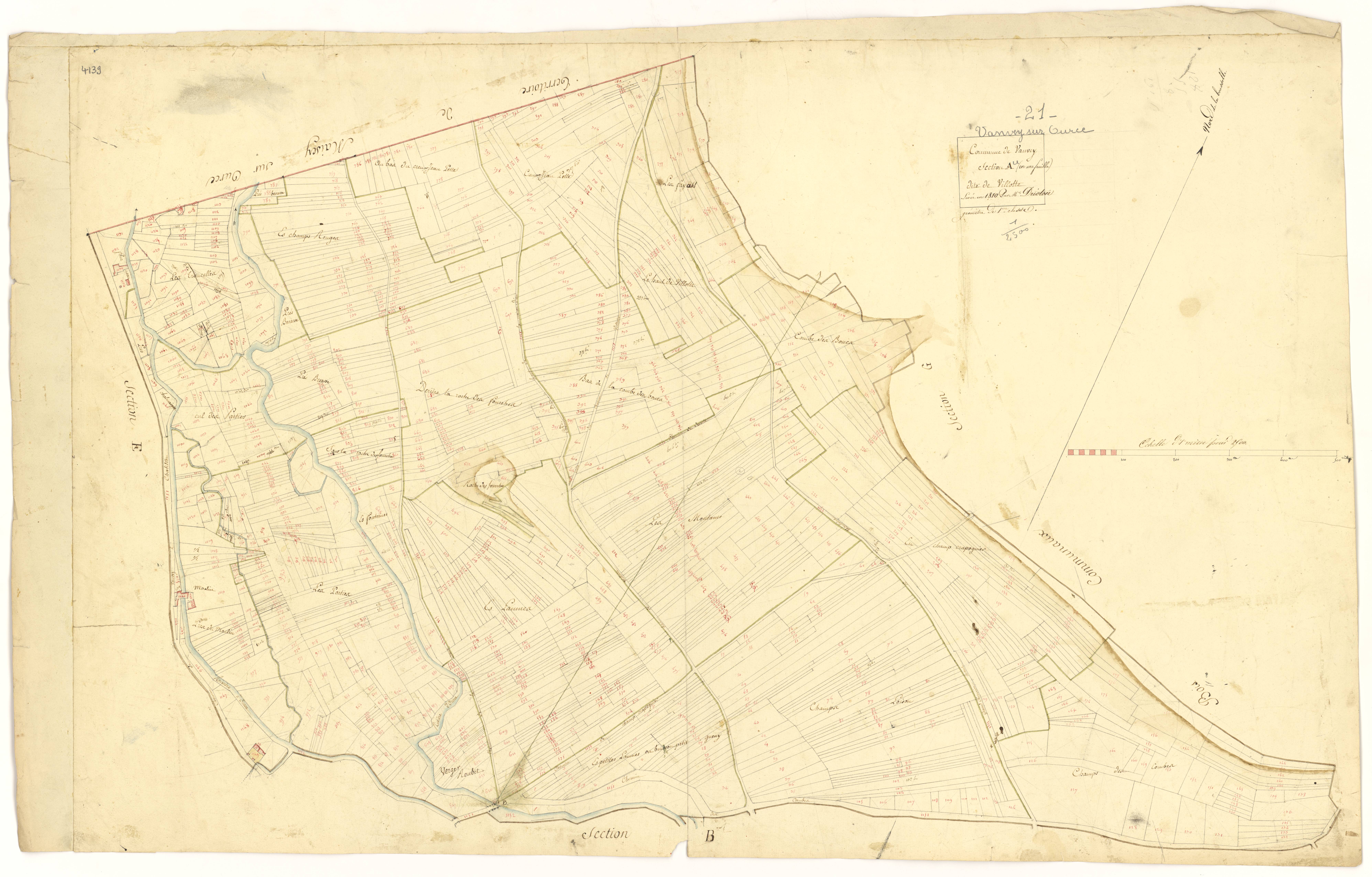 Vanvey - Section A - 3 P PLAN 655/2