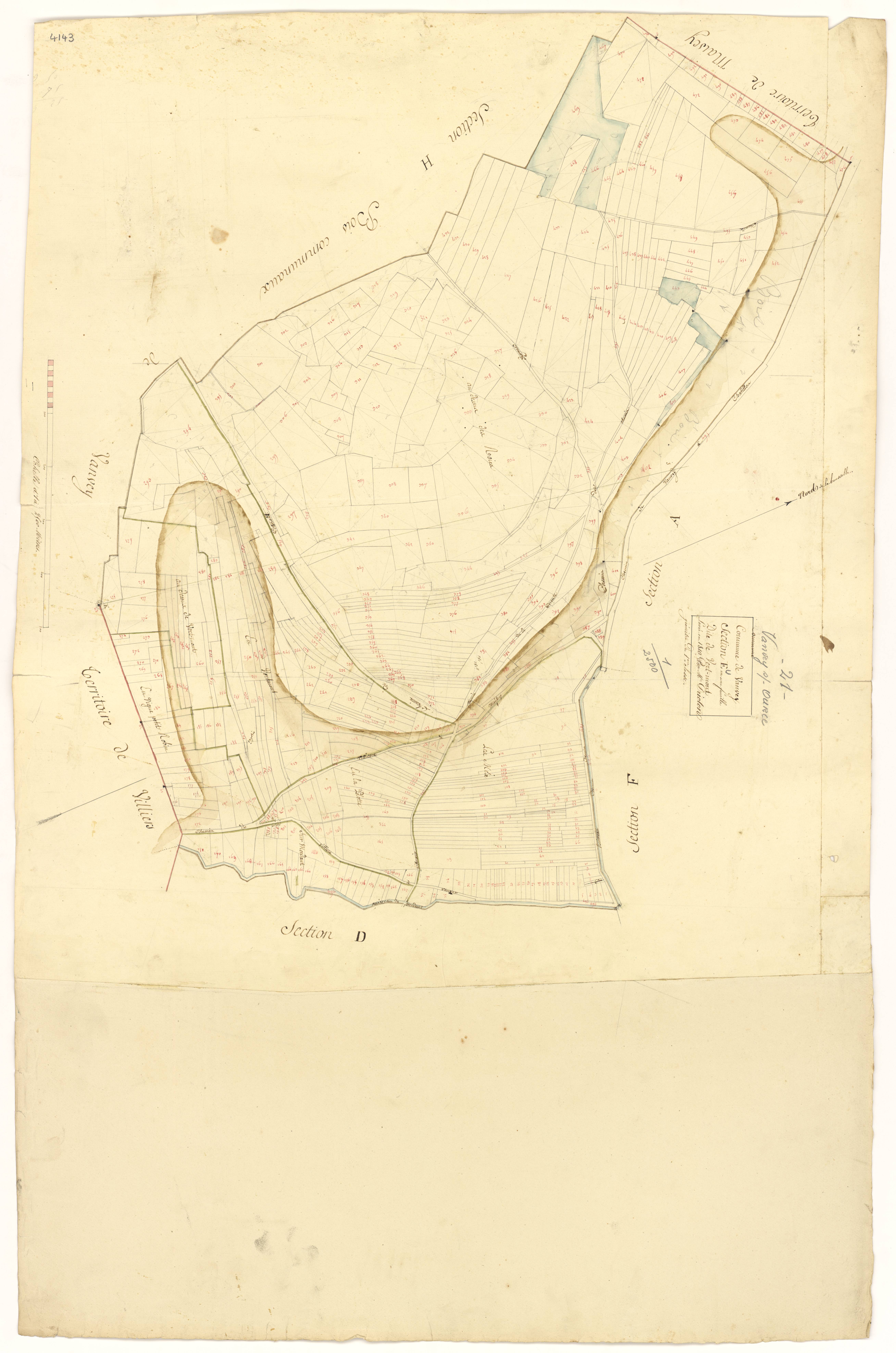 Vanvey - Section E - 3 P PLAN 655/6