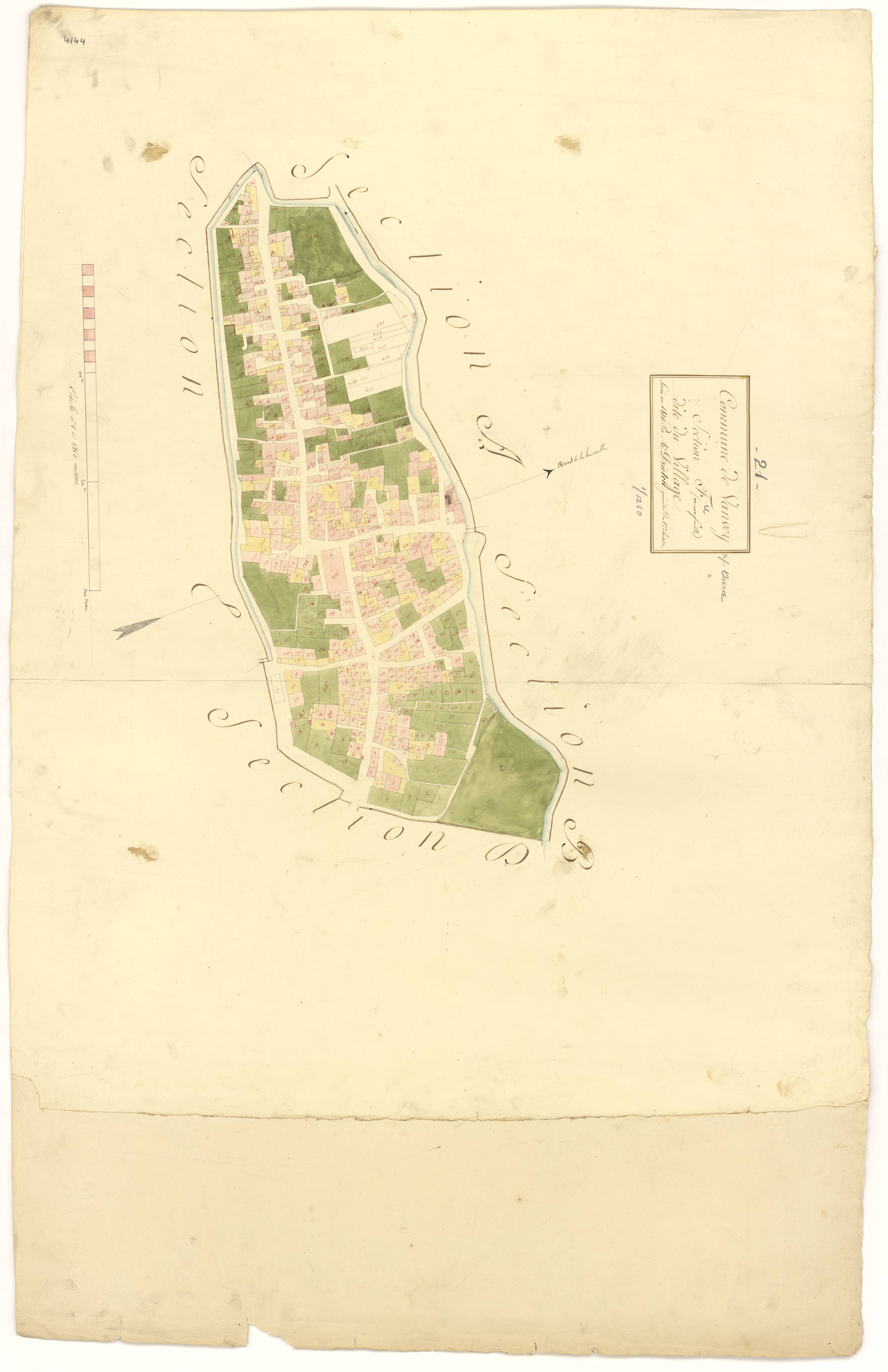 Vanvey - Section F - 3 P PLAN 655/7