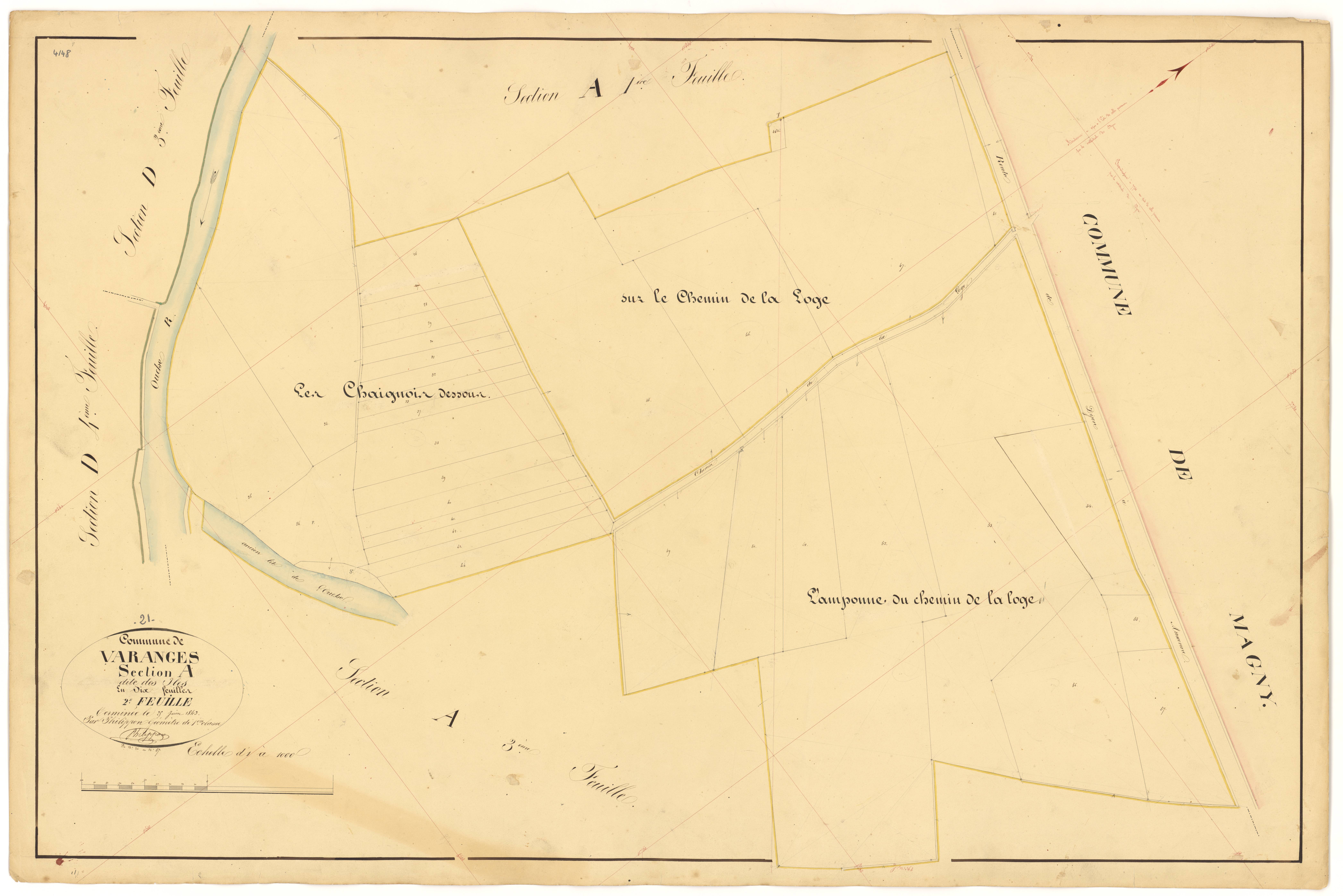 Varanges - Section A2 - 3 P PLAN 656/3