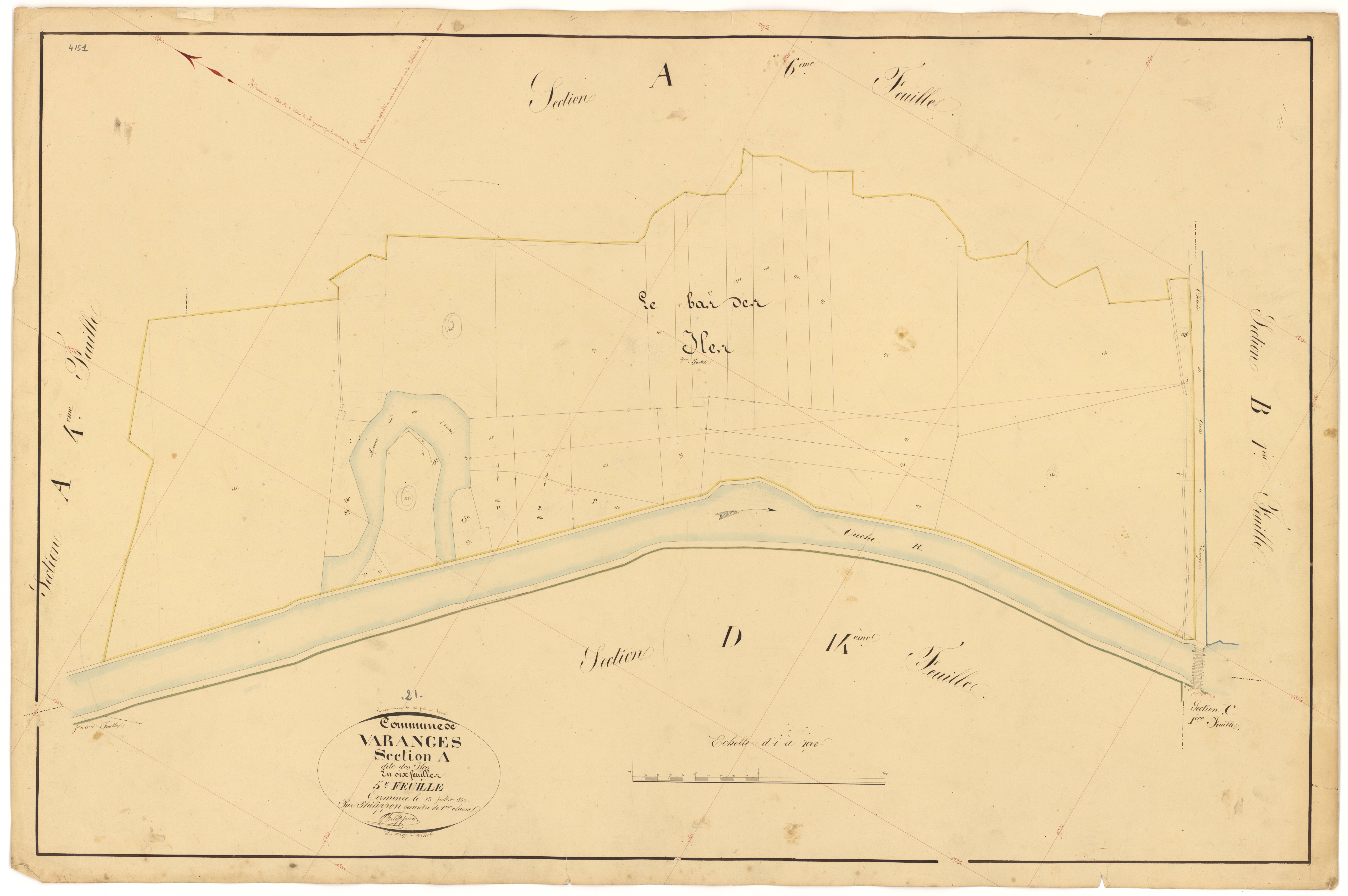 Varanges - Section A5 - 3 P PLAN 656/6