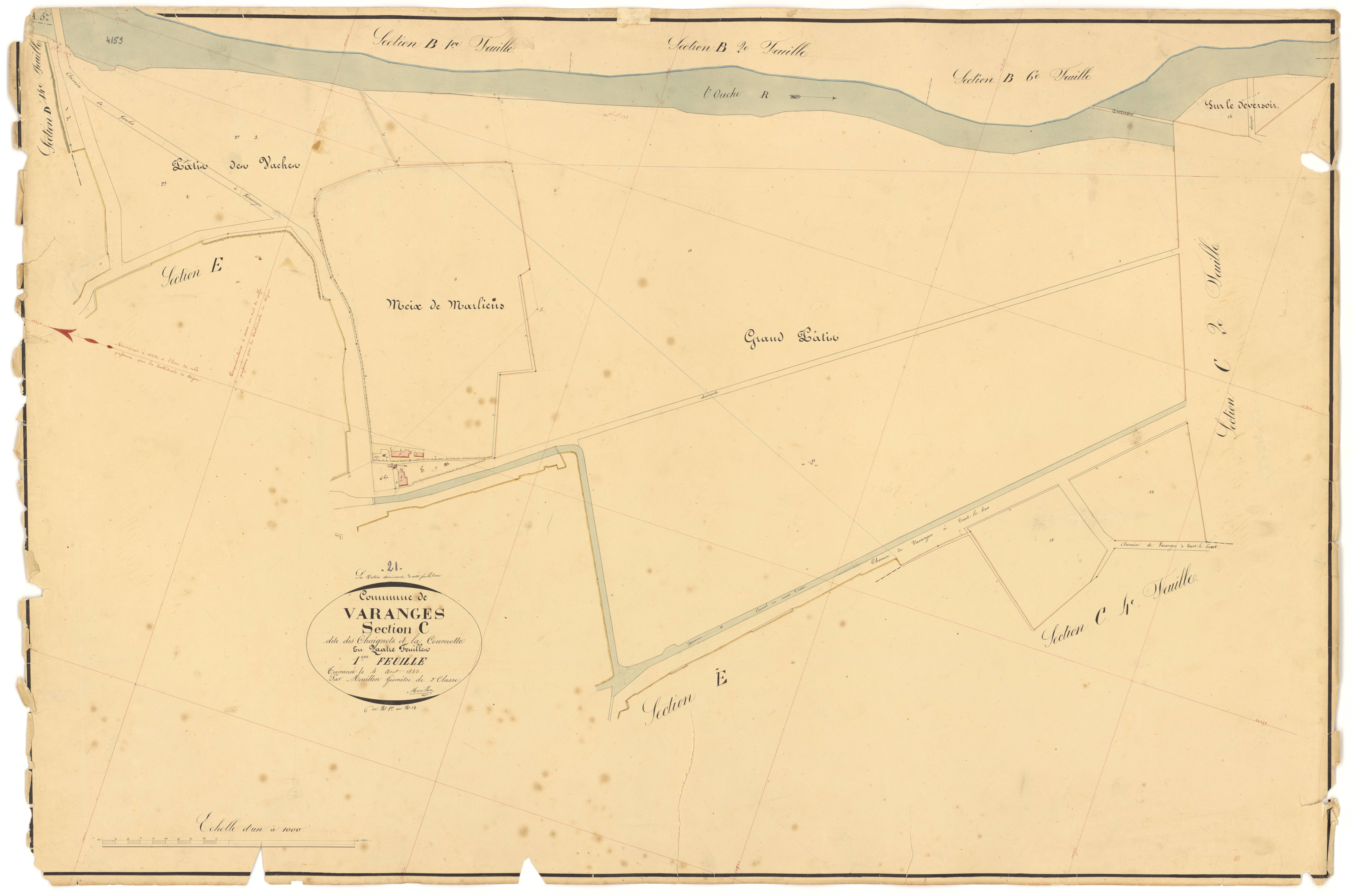 Varanges - Section C1 - 3 P PLAN 656/14