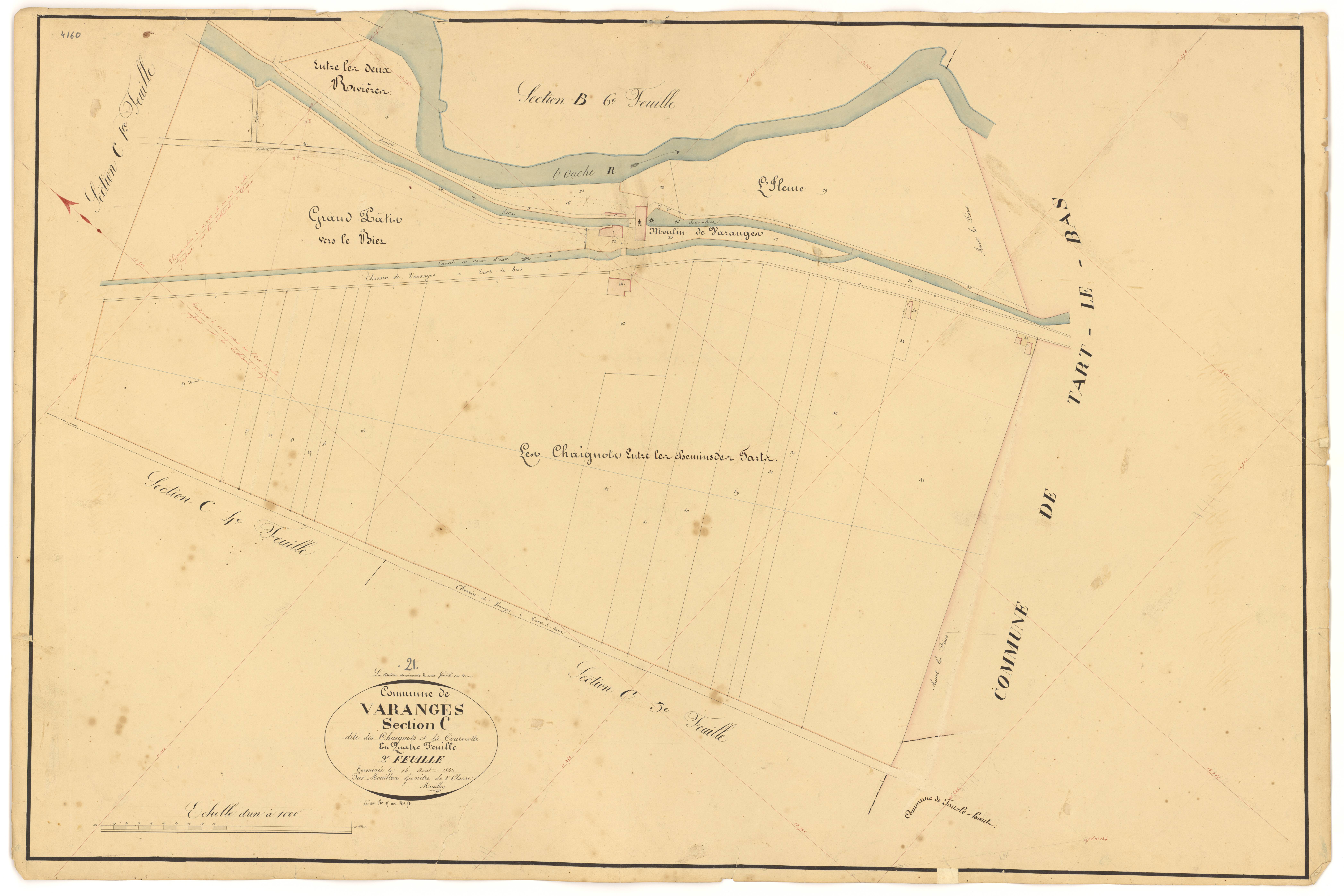 Varanges - Section C2 - 3 P PLAN 656/15