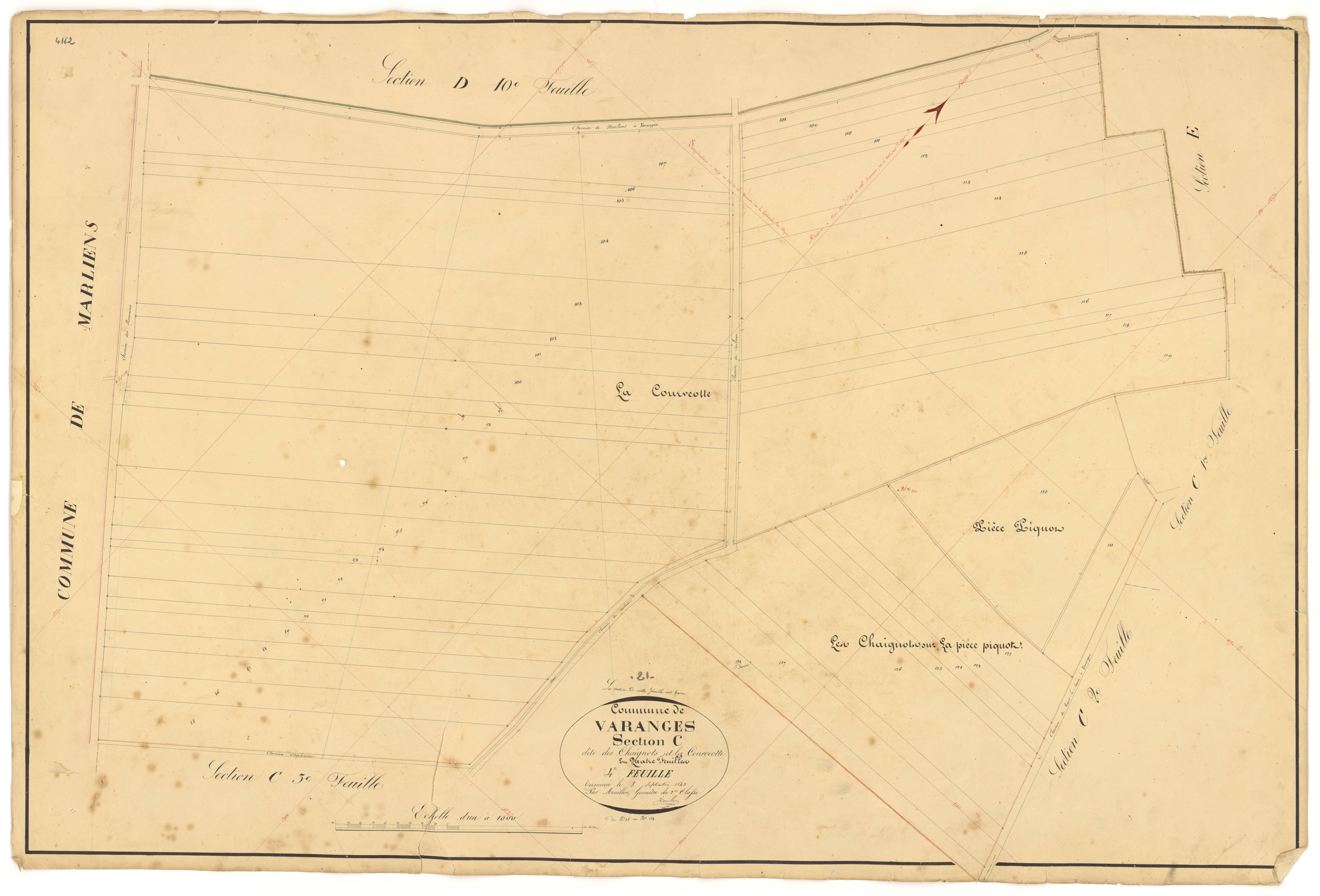 Varanges - Section C4 - 3 P PLAN 656/17