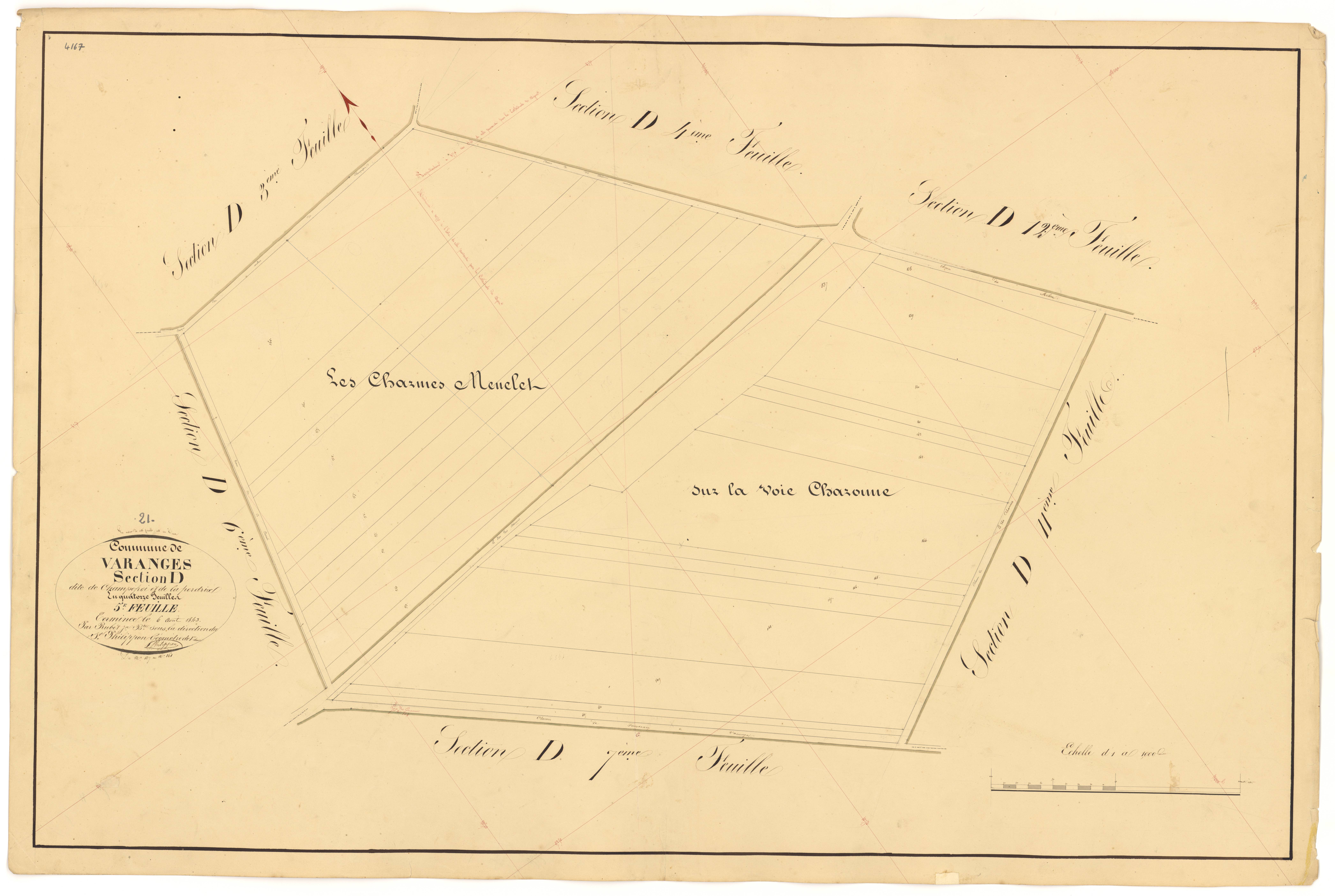 Varanges - Section D5 - 3 P PLAN 656/22