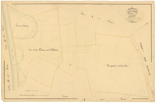 Varanges - Section A3 - 3 P PLAN 656/4