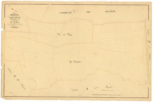 Varanges - Section A6 - 3 P PLAN 656/7