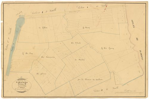 Varanges - Section B1 - 3 P PLAN 656/8