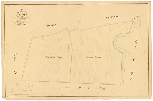Varanges - Section D1 - 3 P PLAN 656/18