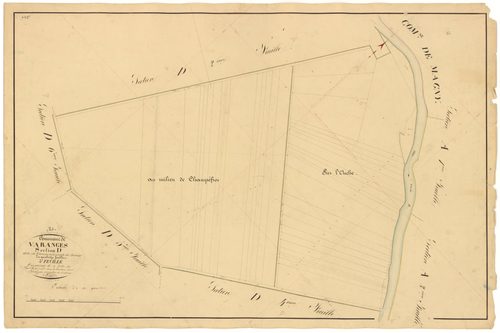 Varanges - Section D3 - 3 P PLAN 656/20