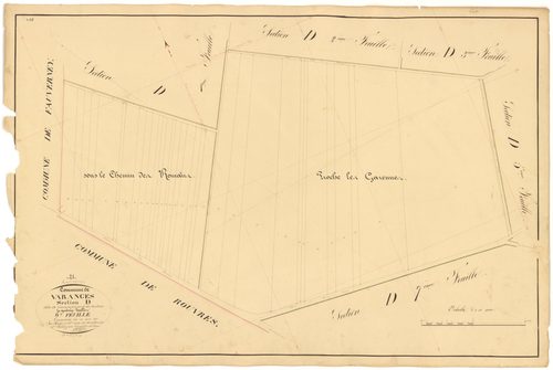 Varanges - Section D6 - 3 P PLAN 656/23