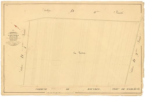 Varanges - Section D8 - 3 P PLAN 656/25