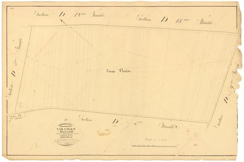 Varanges - Section D11 - 3 P PLAN 656/28
