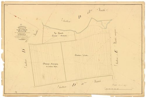 Varanges - Section D13 - 3 P PLAN 656/30