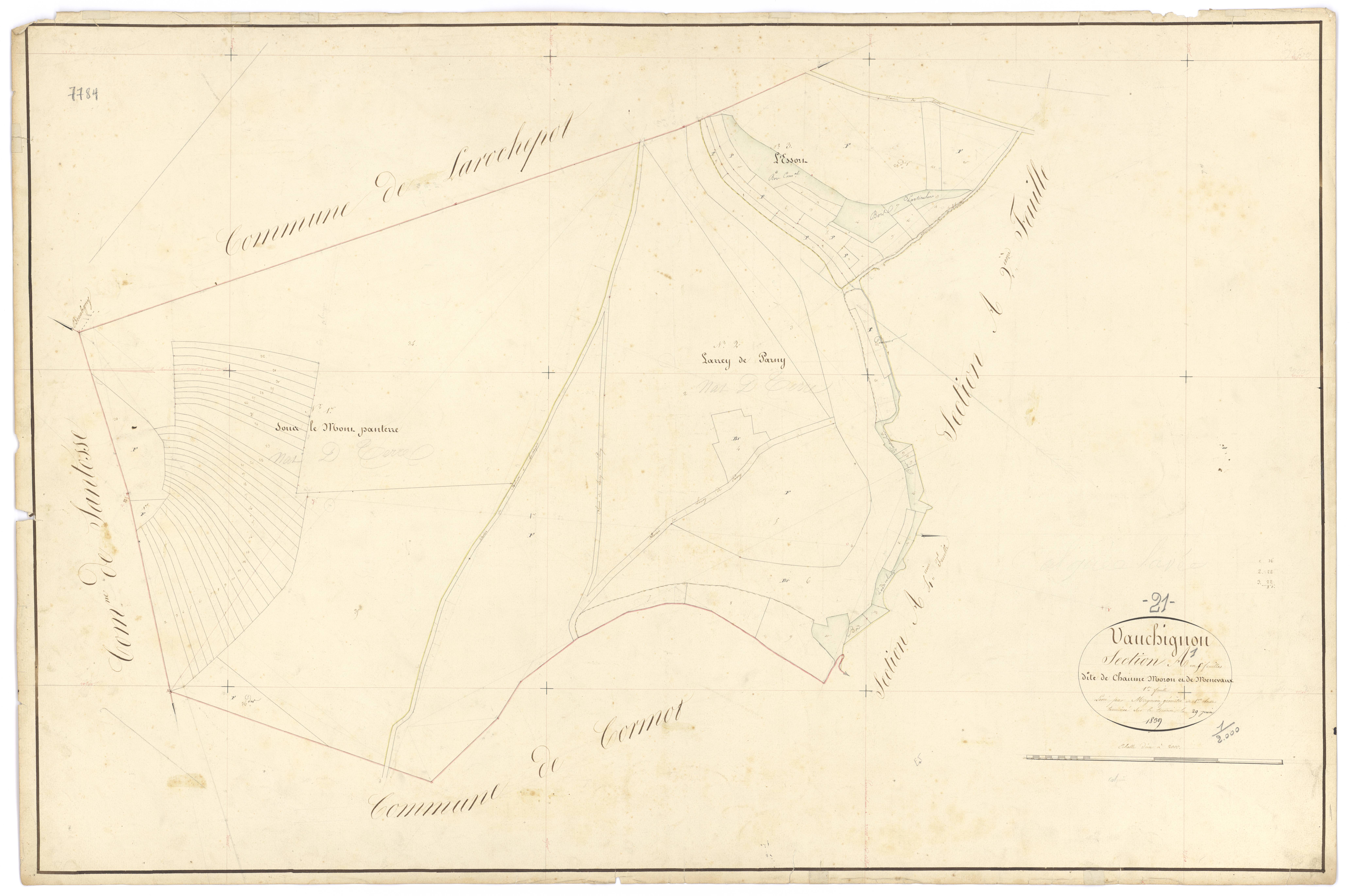 Vauchignon - Section A1 - 3 P PLAN 658/3