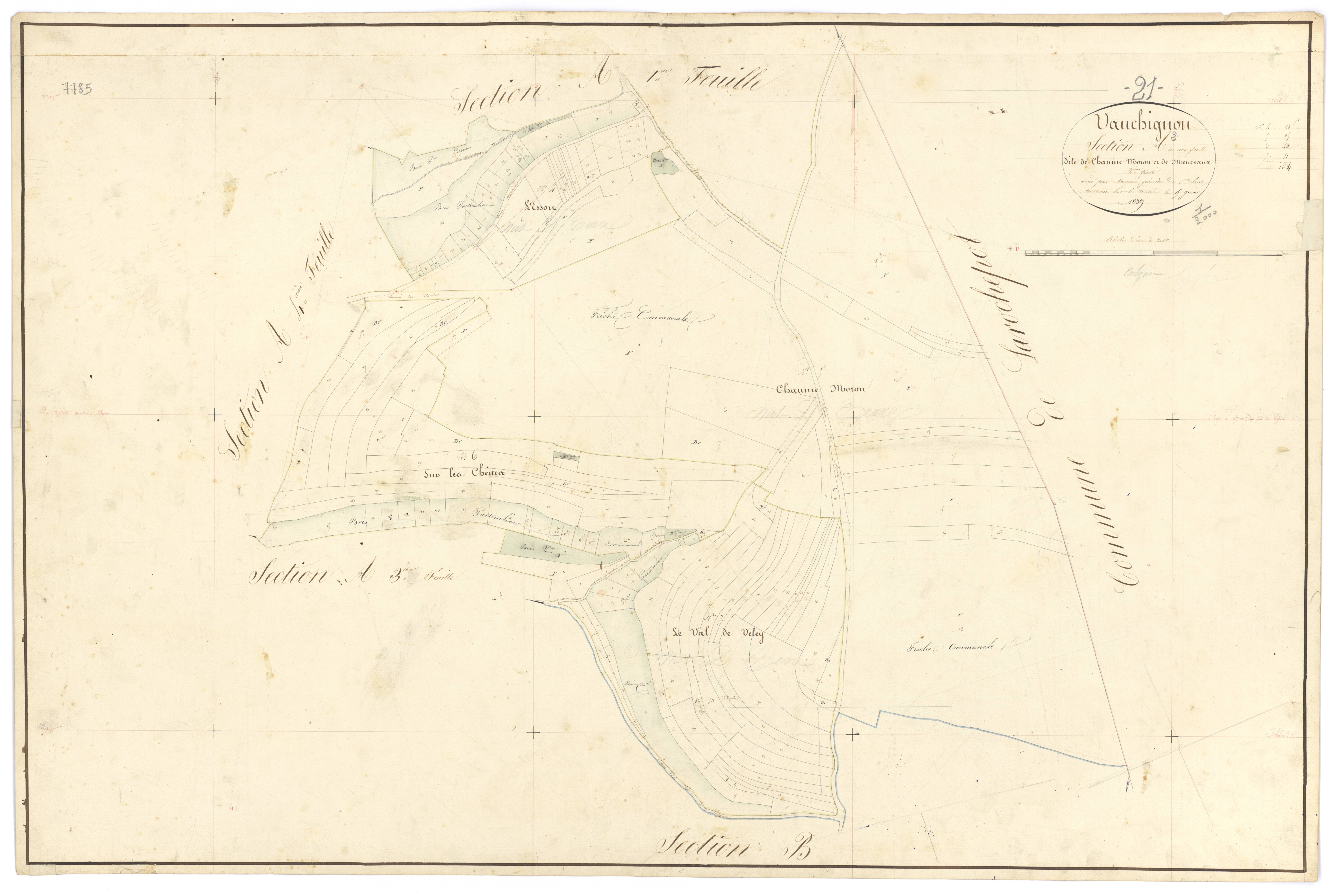 Vauchignon - Section A2 - 3 P PLAN 658/4