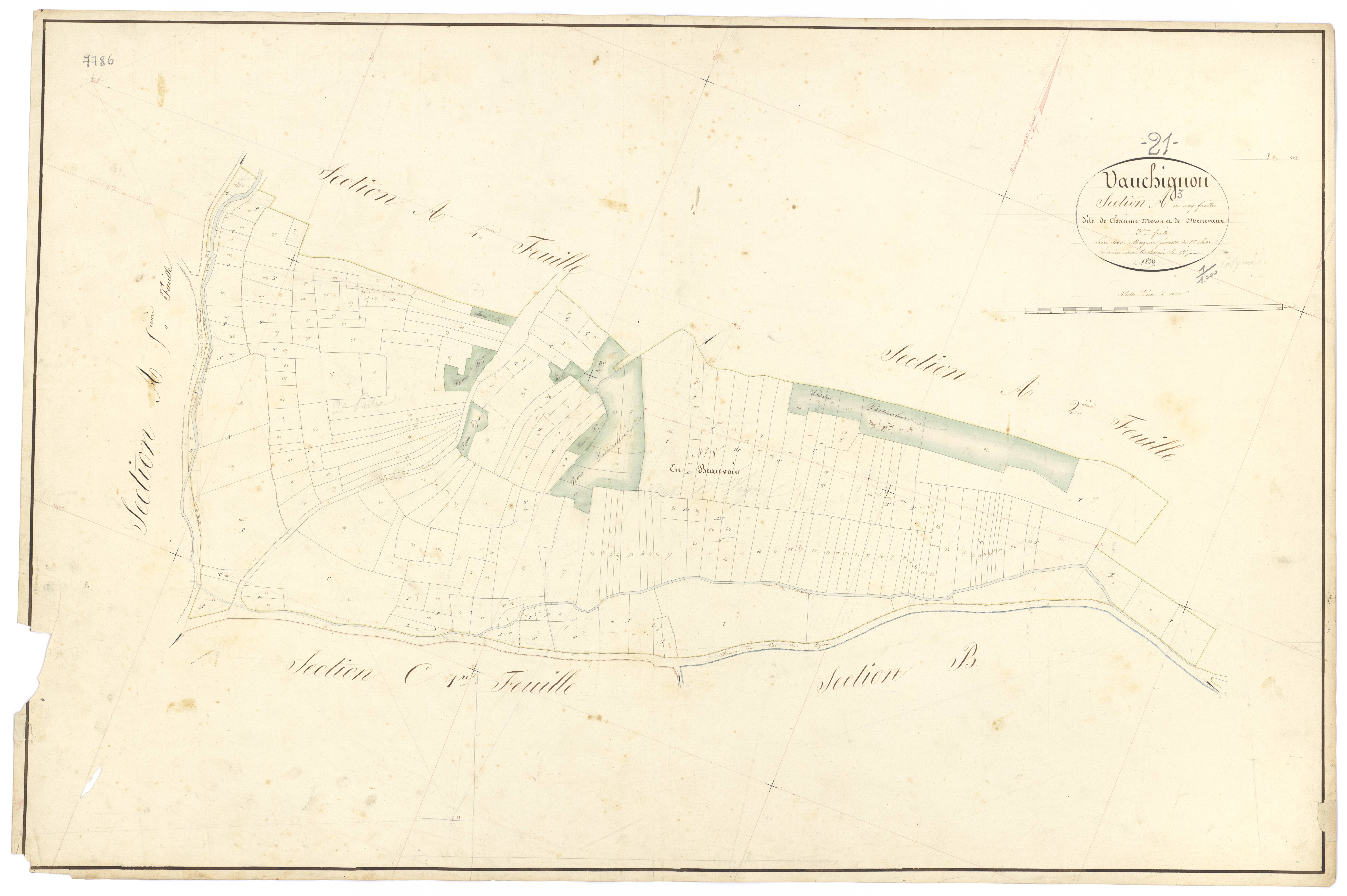 Vauchignon - Section A3 - 3 P PLAN 658/5