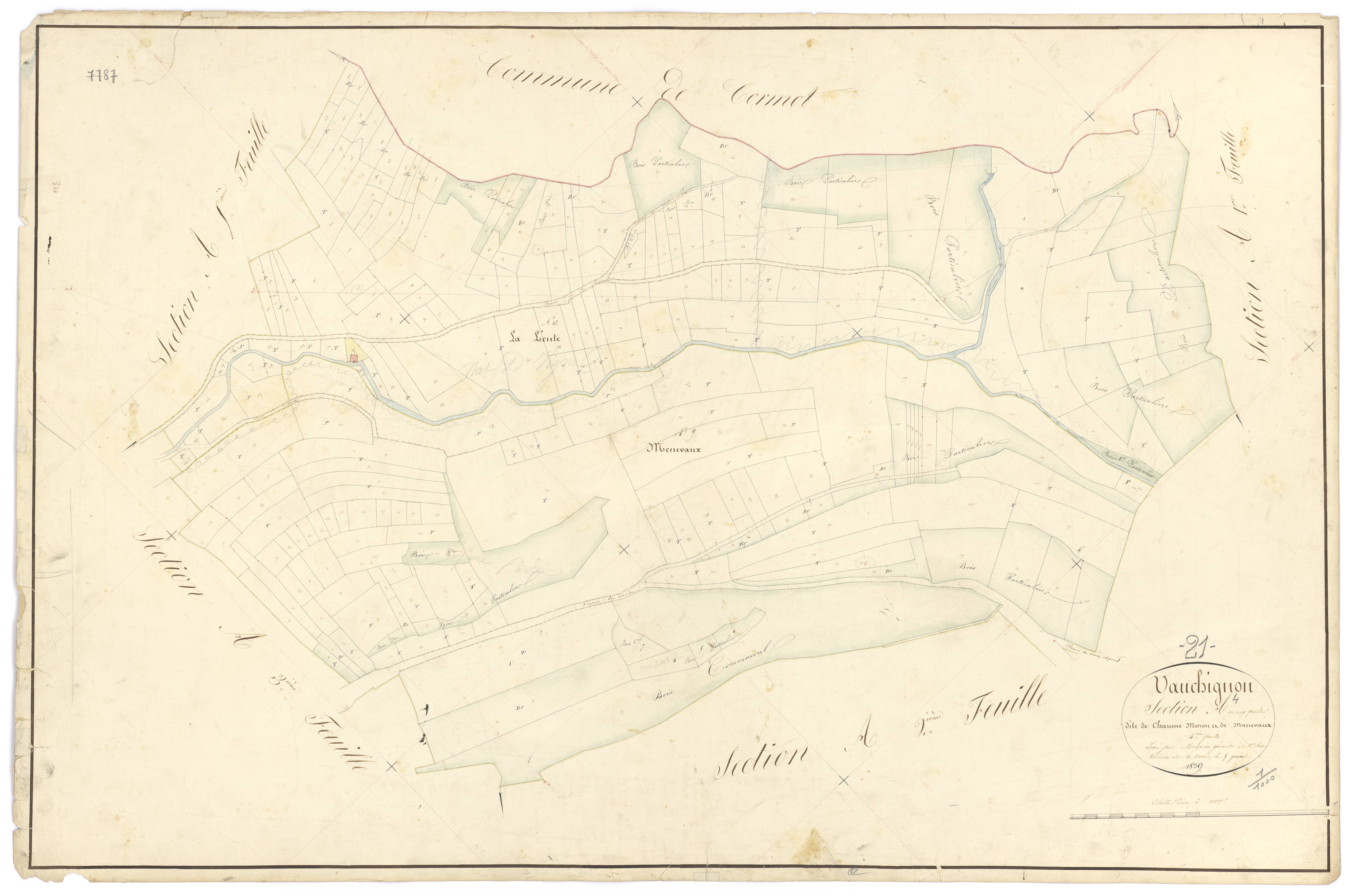 Vauchignon - Section A4 - 3 P PLAN 658/6