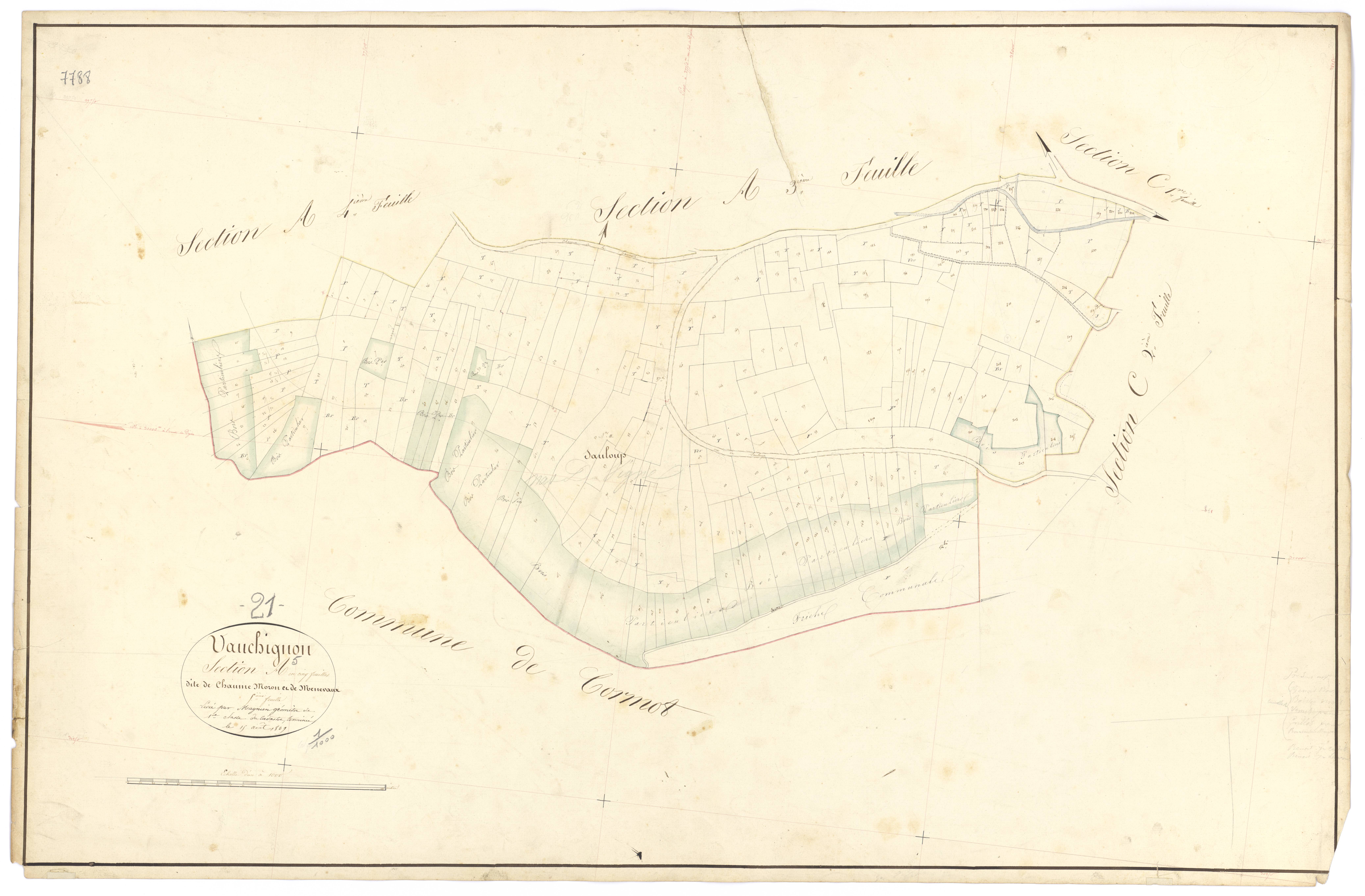 Vauchignon - Section A5 - 3 P PLAN 658/7