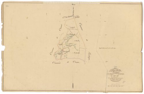 Vauchignon - Tableau d'assemblage - 3 P PLAN 658/1