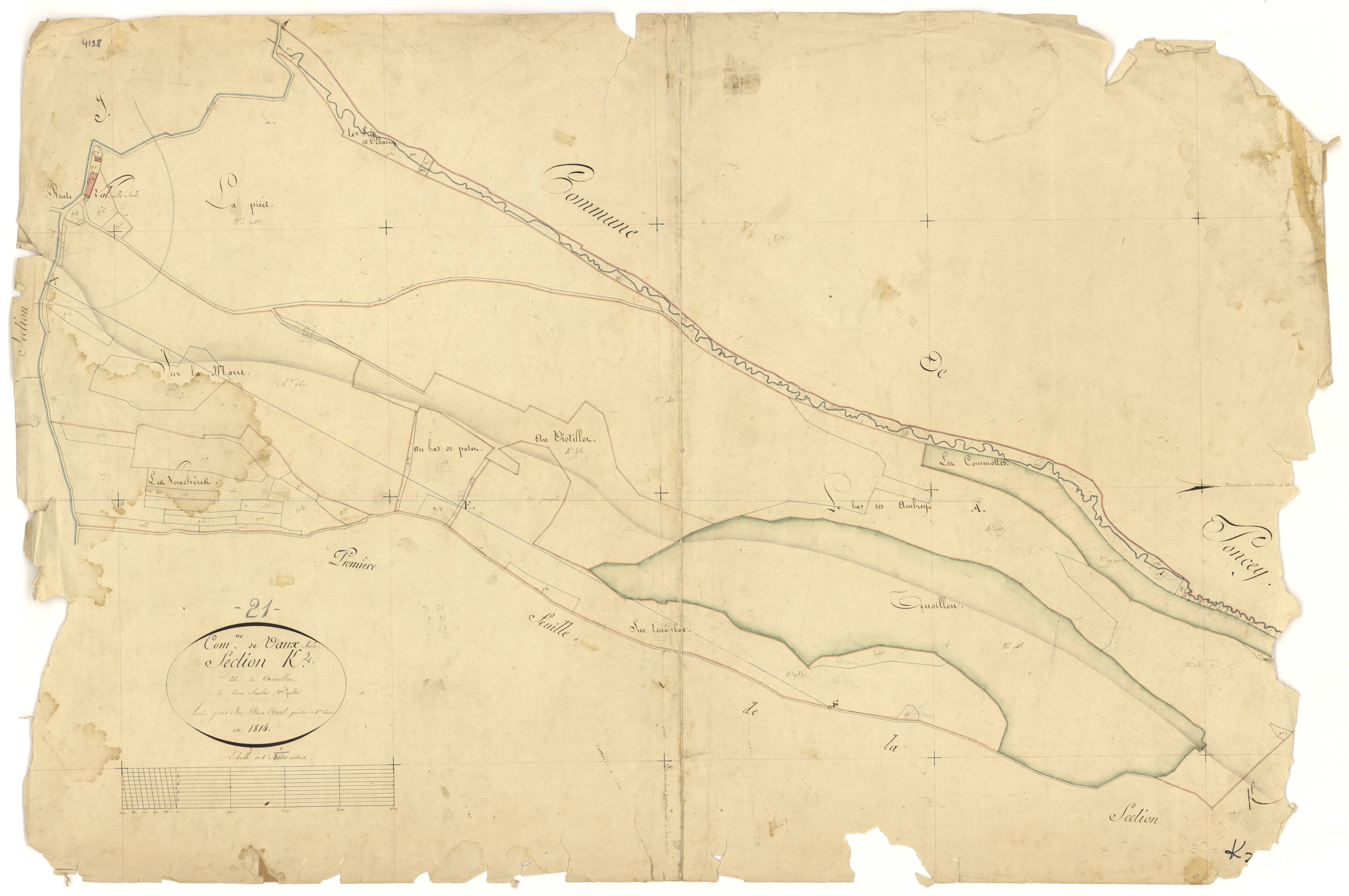 Vaux-Saules - Section K2 - 3 P PLAN 659/15