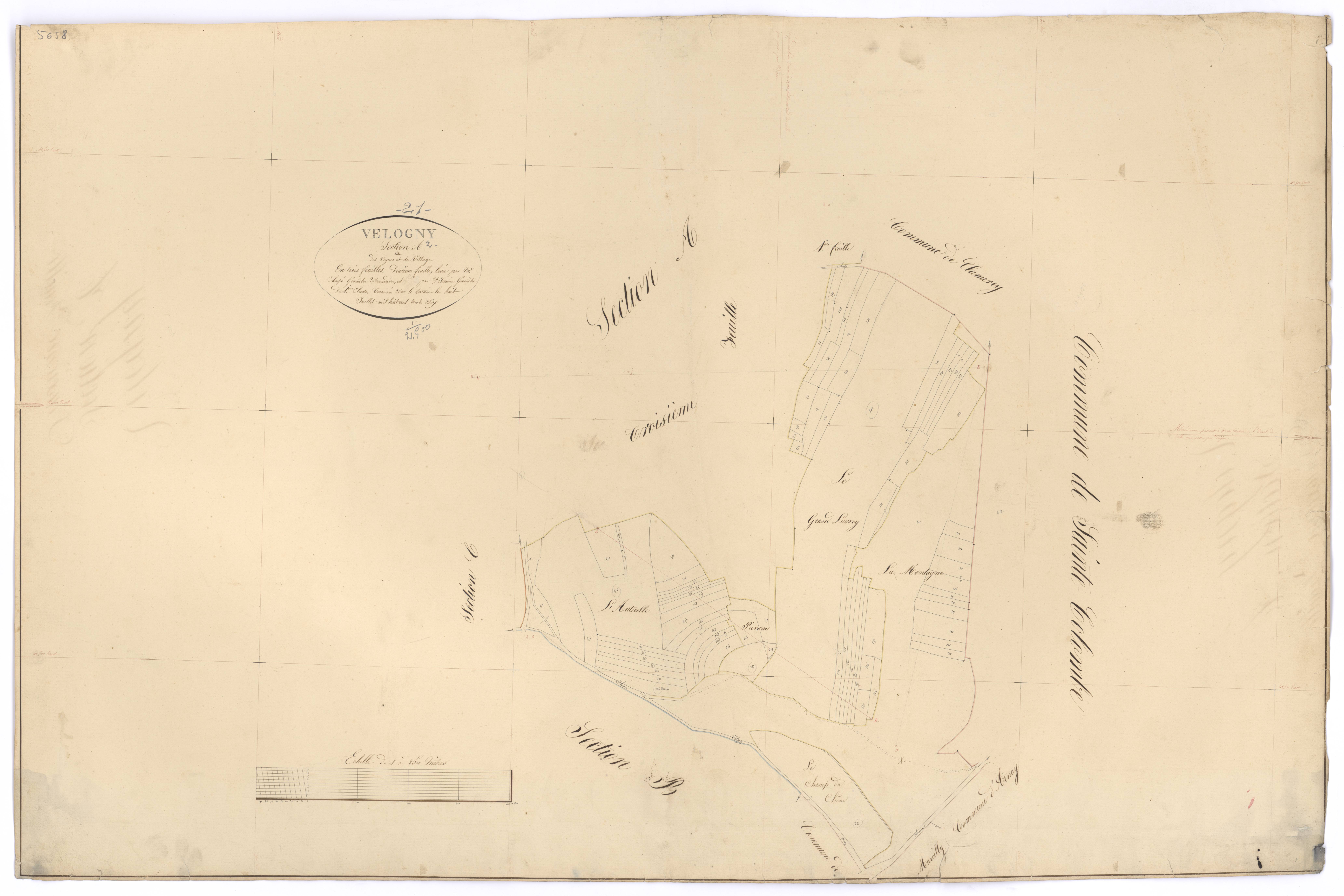 Velogny - Section A2 - 3 P PLAN 662/3