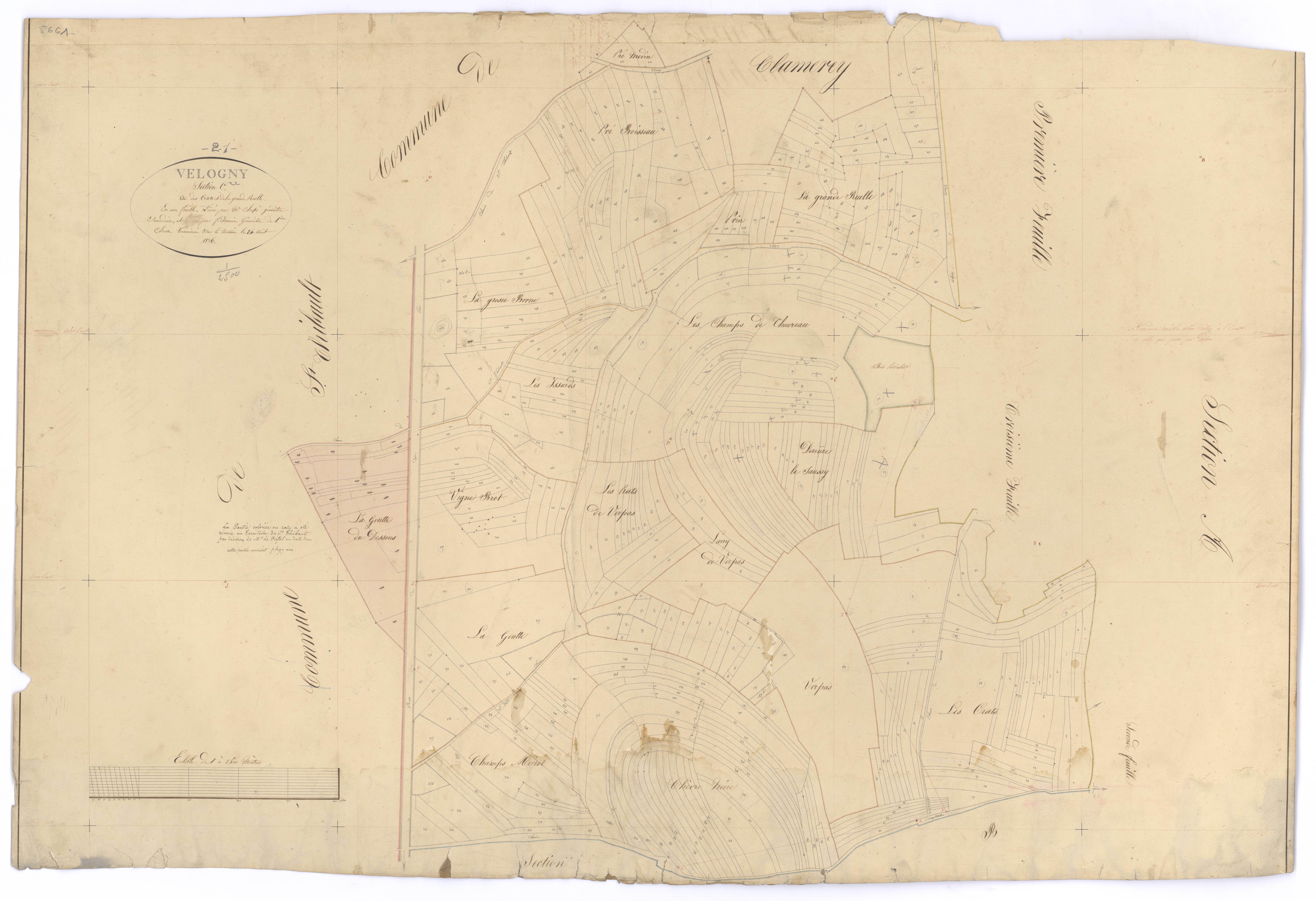 Velogny - Section C - 3 P PLAN 662/6