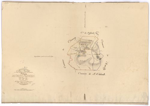 Velogny - Tableau d'assemblage - 3 P PLAN 662/1