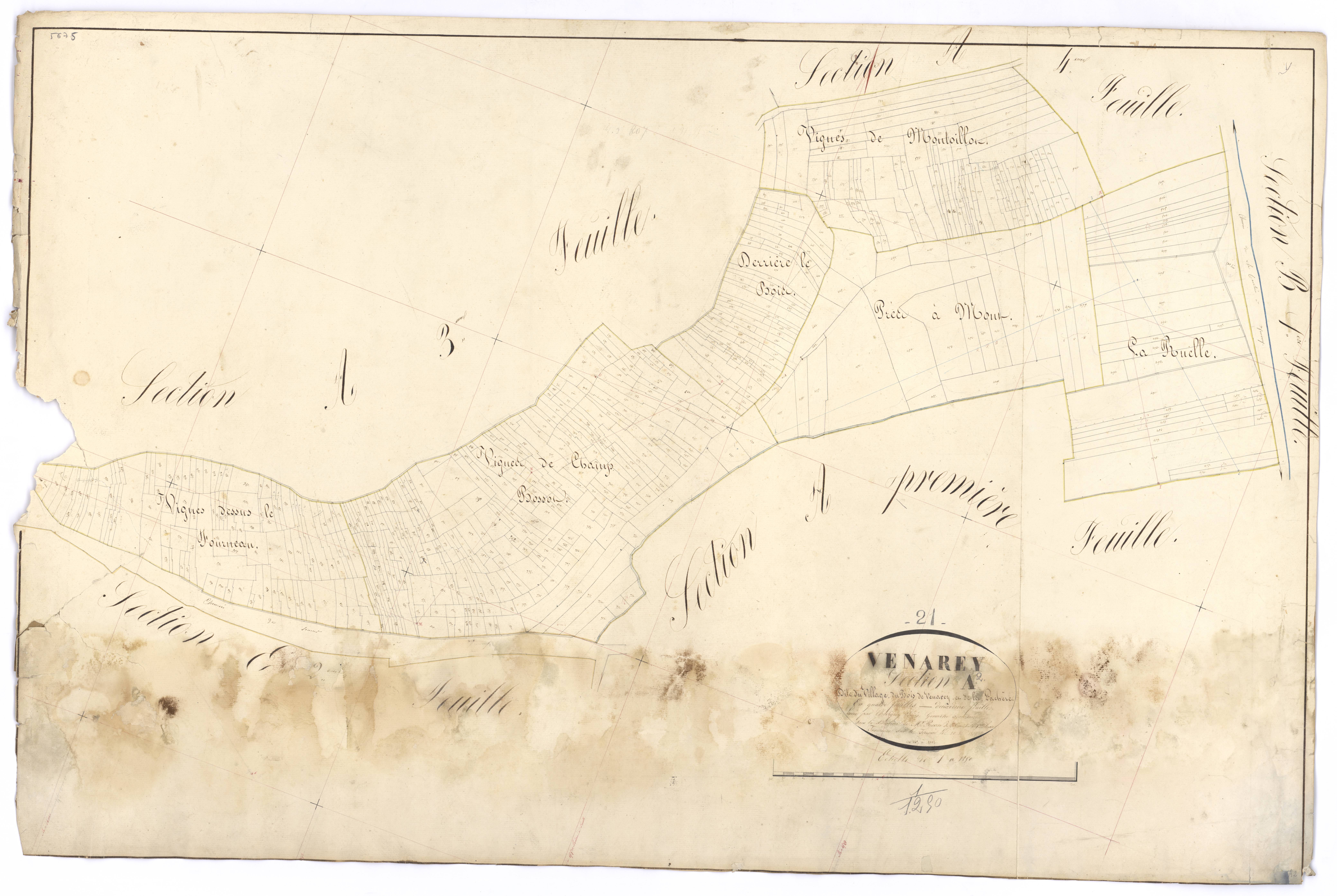 Venarey-les-Laumes - Section A2 - 3 P PLAN 663/3