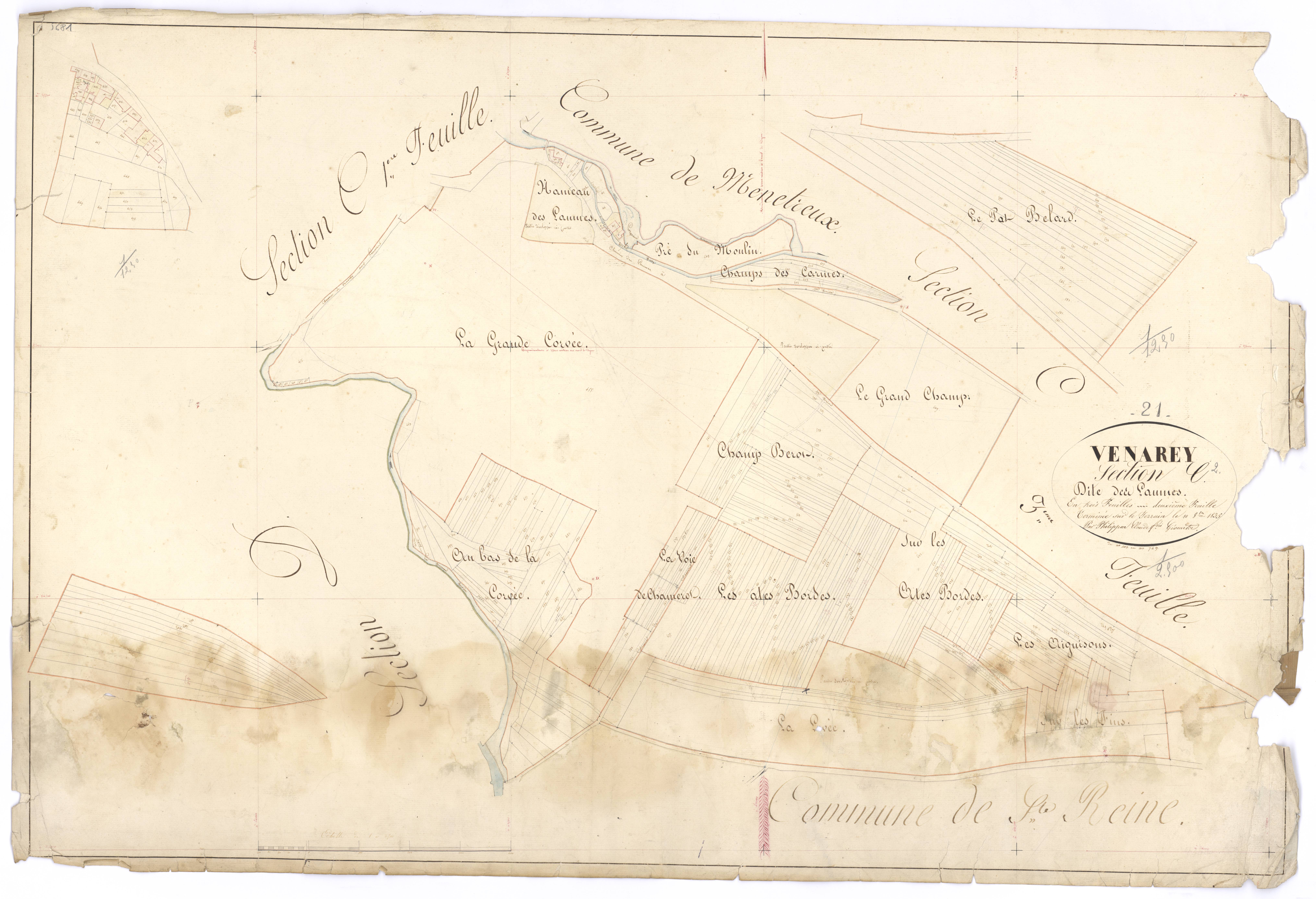 Venarey-les-Laumes - Section C2 - 3 P PLAN 663/9
