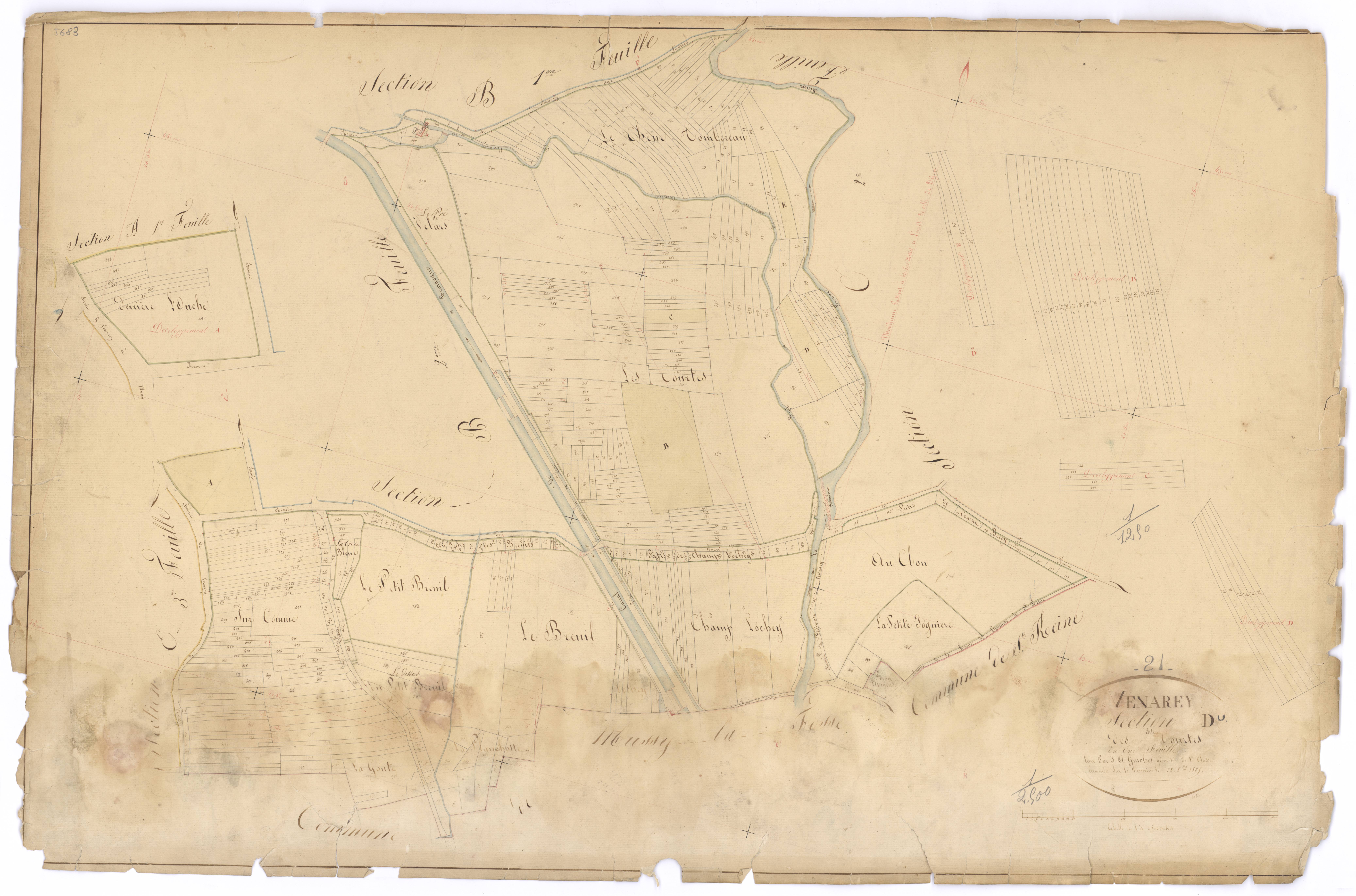 Venarey-les-Laumes - Section D - 3 P PLAN 663/11