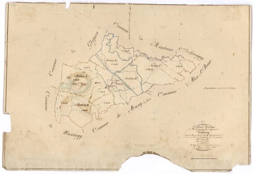 Venarey-les-Laumes - Tableau d'assemblage - 3 P PLAN 663/1