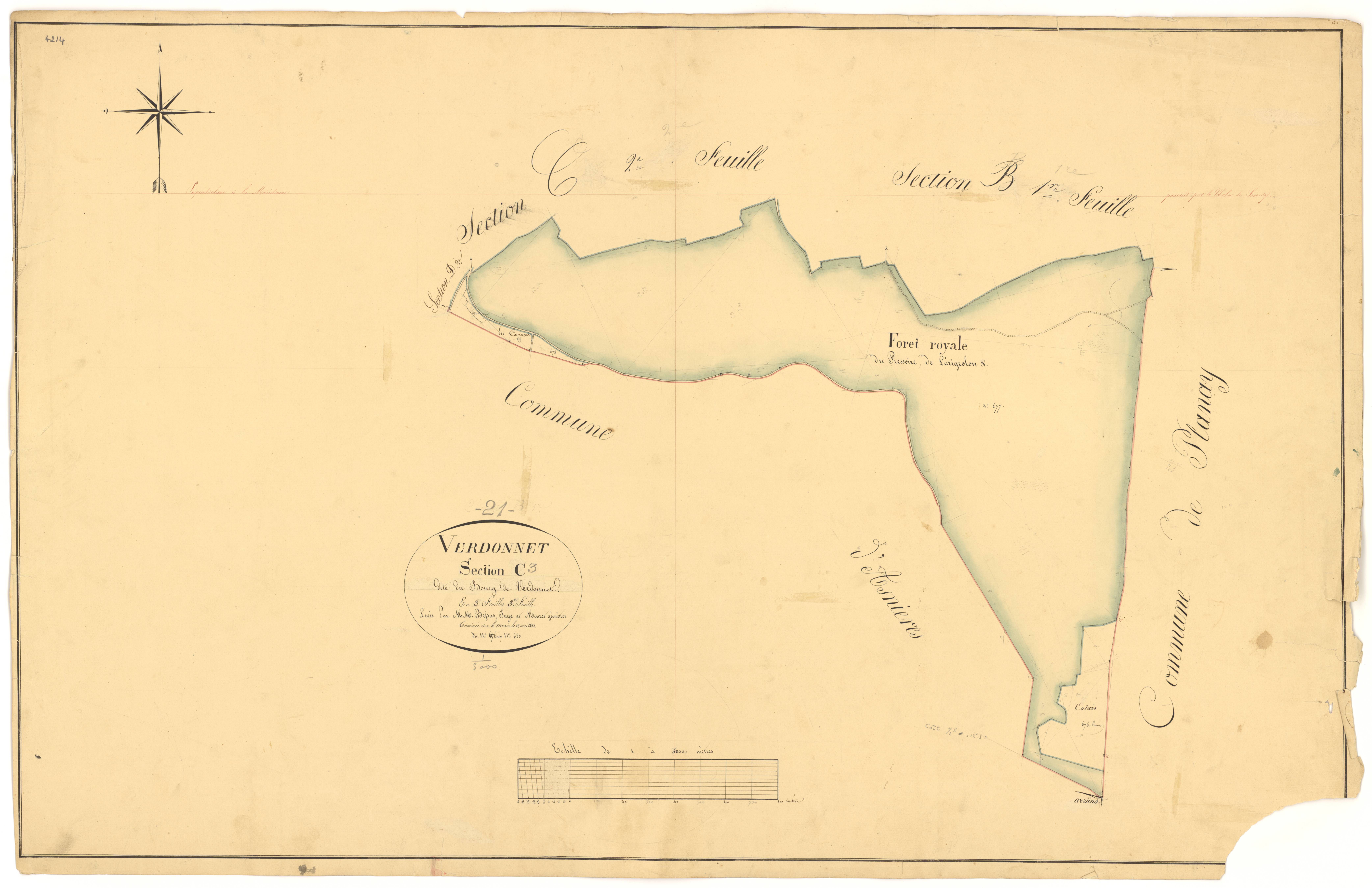 Verdonnet - Section C3 - 3 P PLAN 664/7