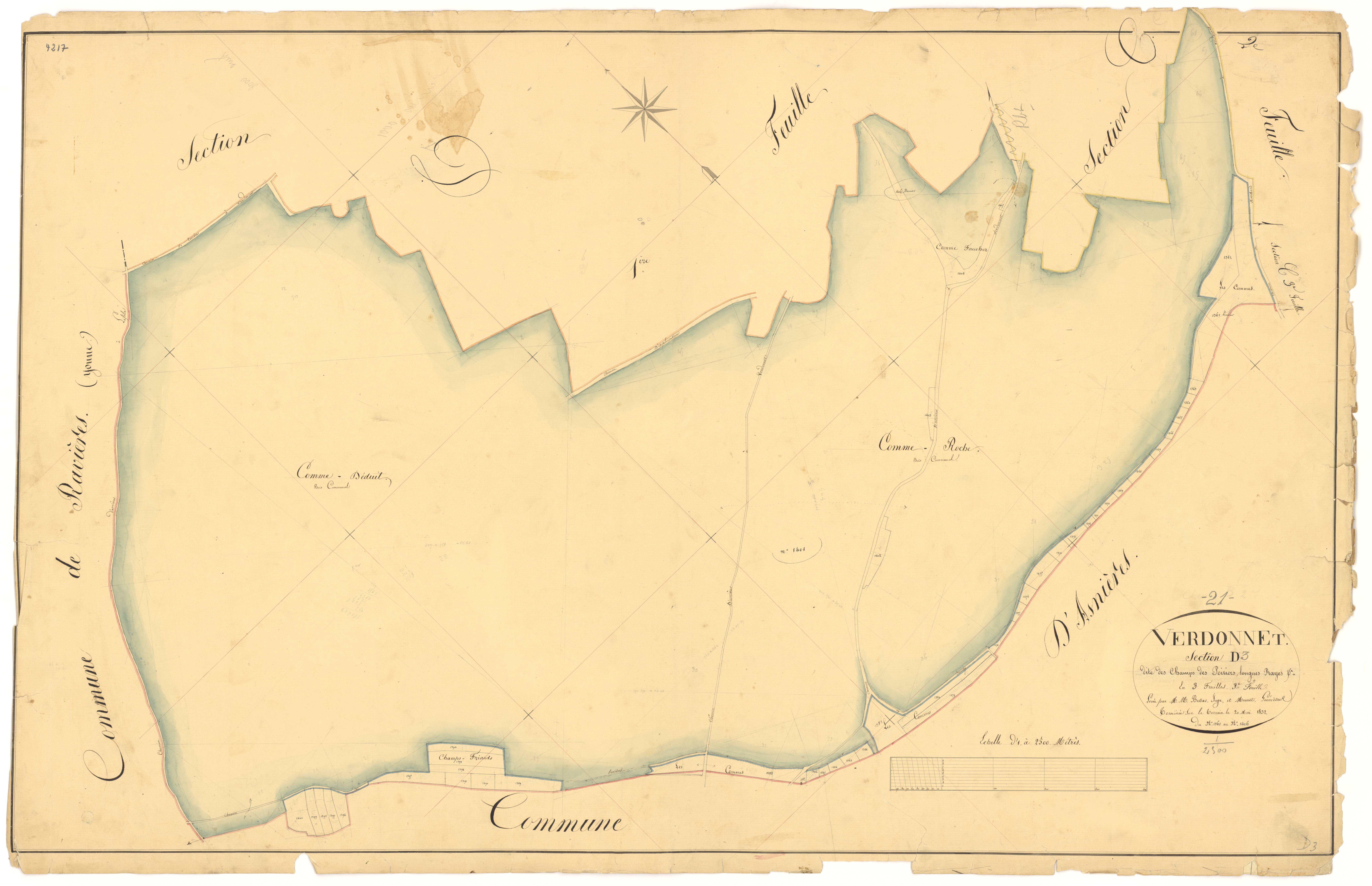 Verdonnet - Section D3 - 3 P PLAN 664/10